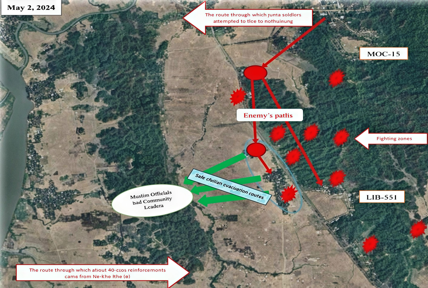 HDCO Releases Findings on 2024 Htan Shauk Khan Battle in Buthidaung Township