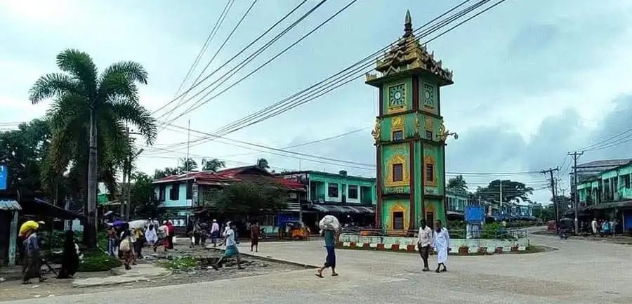 Myanmar Military Conducts Airstrikes Near Youth School in Strategic Border Town of Maungdaw
