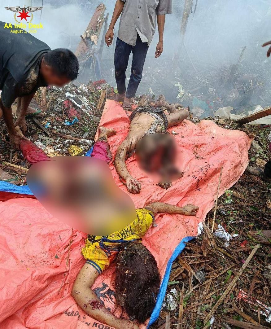Four Civilians, Including Three Members of the Same Family, Killed in Airstrike on Thandwe Township