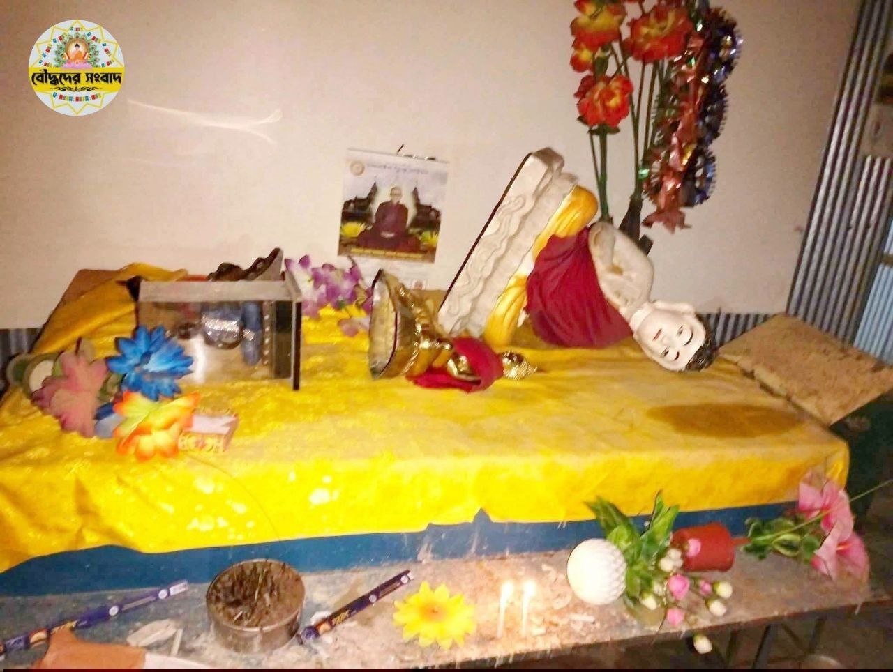 Buddhist Monastery and Homes of Tanchangya Families Attacked and Destroyed in Ukhia, Bangladesh