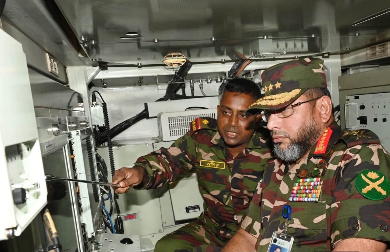 Bangladesh Army Chief Inspects Annual Air Defence Firing Exercise in Cox’s Bazar